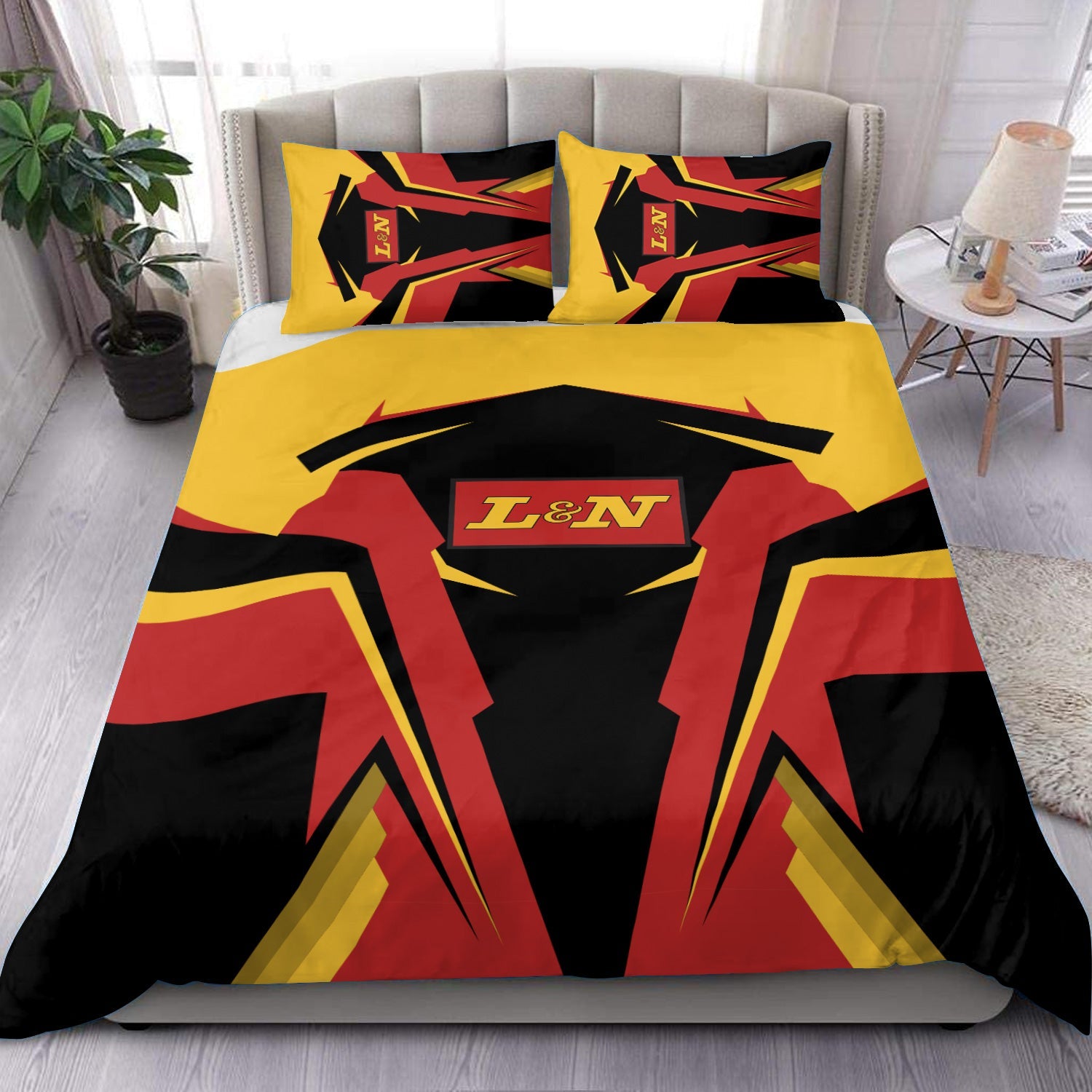 Railspirit Louisville and Nashville Railroad Bedding Set Strong Line Style L&N Bedding Set All Over Print