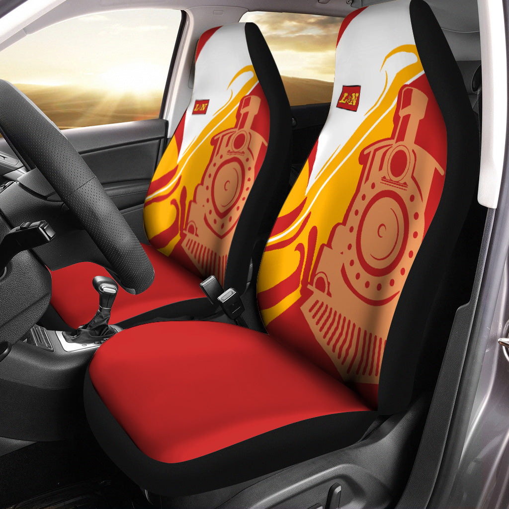Railspirit Louisville and Nashville Railroad Car Seat Cover Flame-Inspired Style L&N Seat Cover Gift Idea For Train Lovers