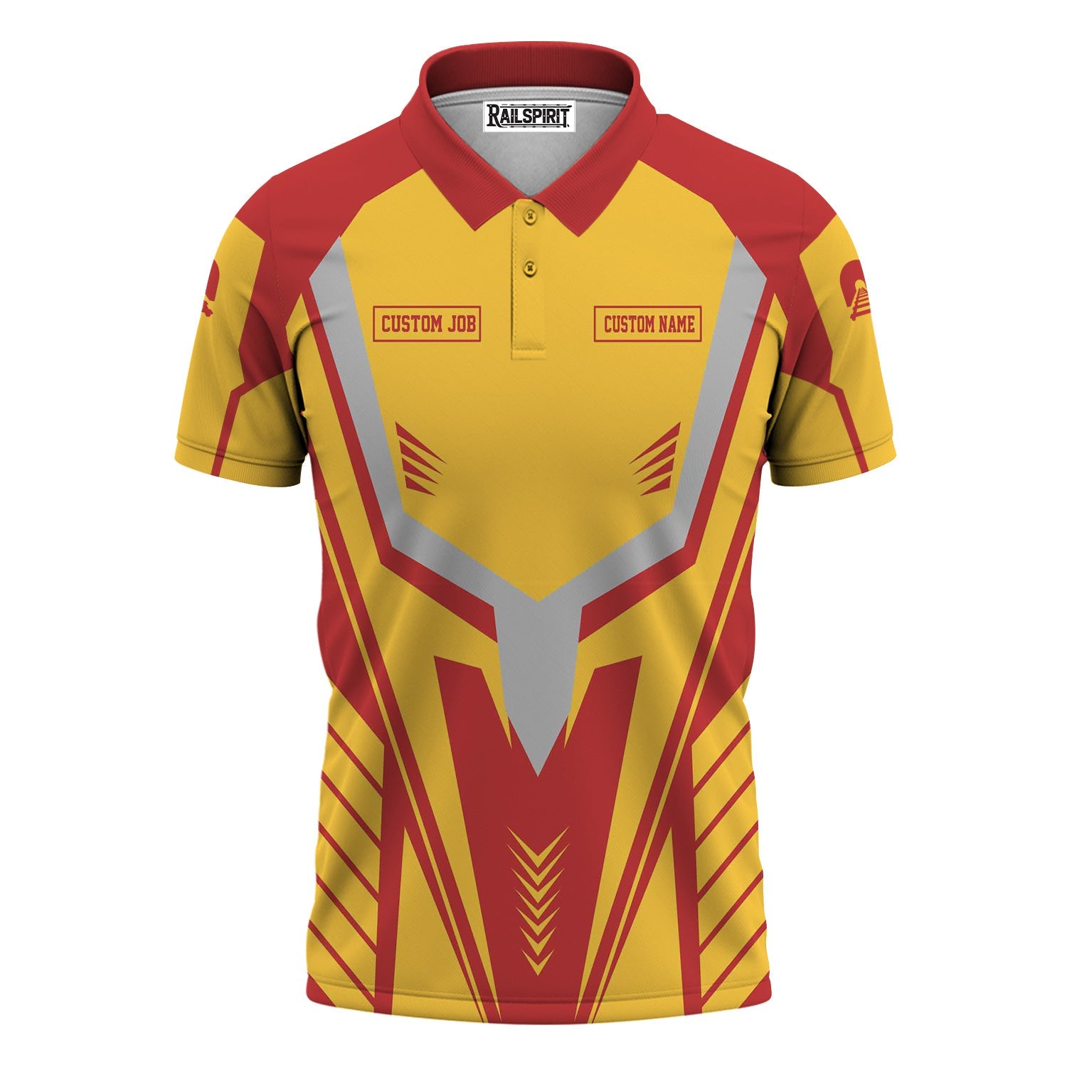 Railspirit Personalized Louisville and Nashville Railroad Polo Shirt Workwear-Inspired with Custom Position L&N Train Shirt