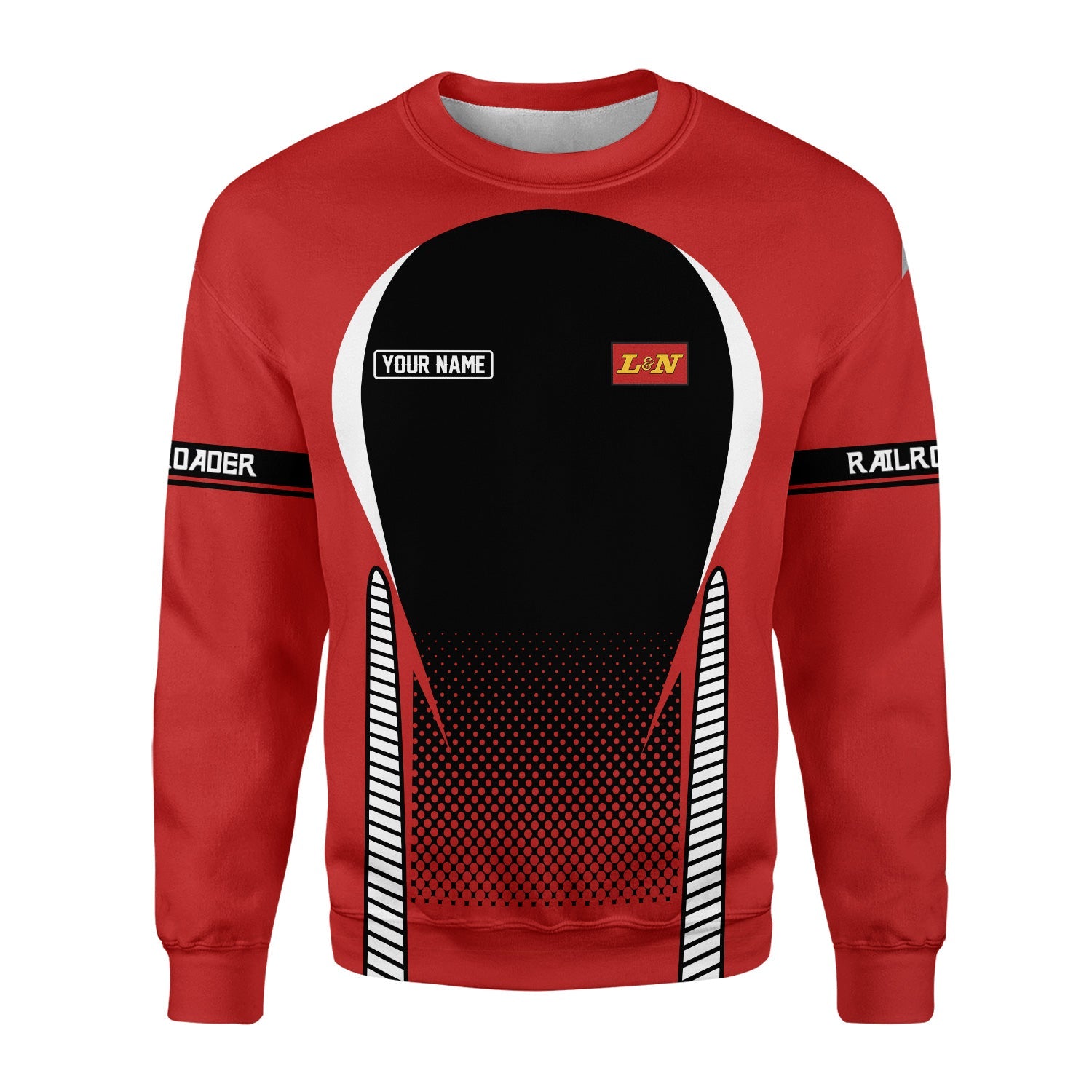 Railspirit Personalized Louisville and Nashville Railroad Sweatshirt Stress Is Caused By Not Having Enough Trains L&N Shirt All Over Print Shirt