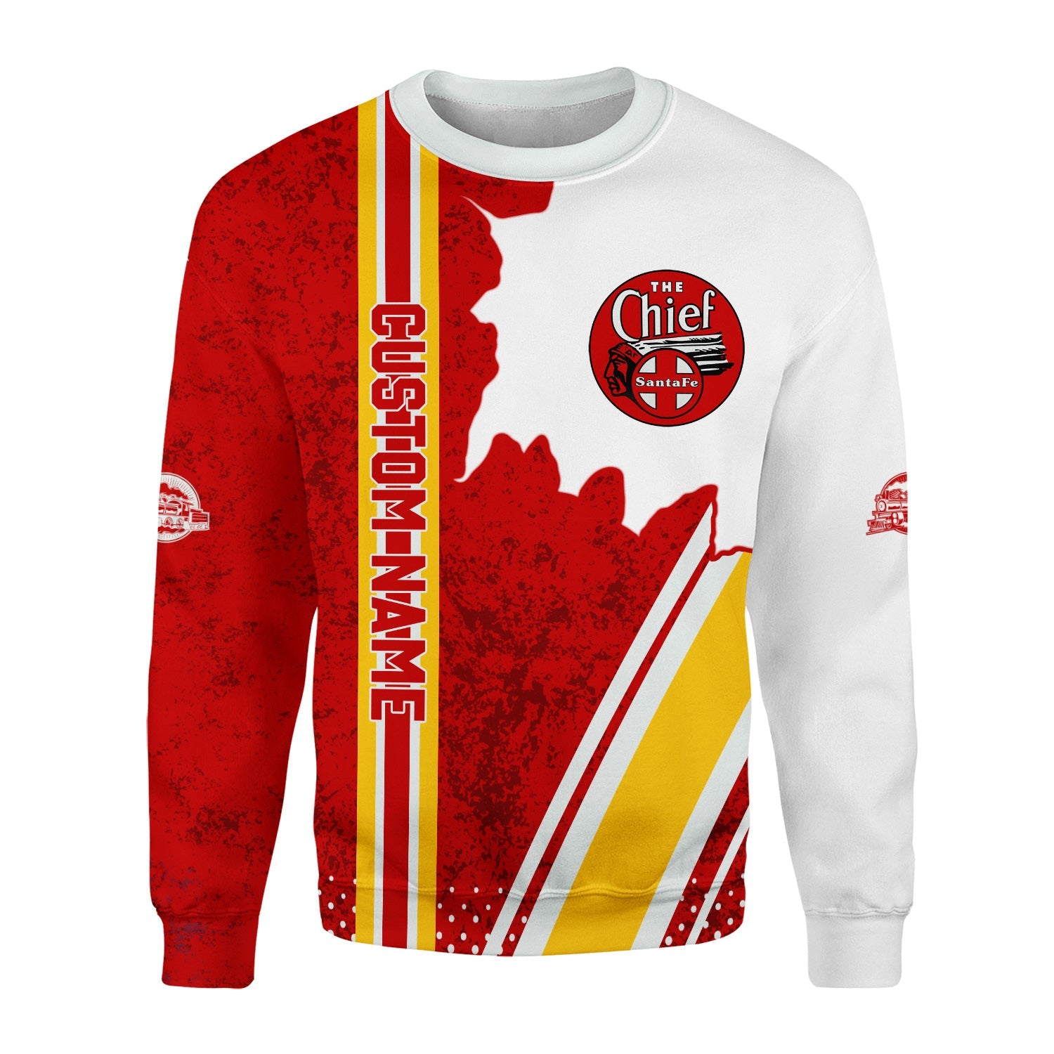 Railspirit Personalized The Chief Santa Fe Railroad Sweatshirt All Over Printed Unisex Shirt