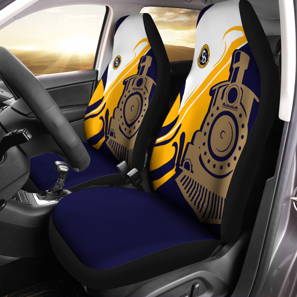 Railspirit Chesapeake and Ohio Railway Car Seat Cover Flame-Inspired Style C&O Seat Cover Gift Idea For Train Lovers