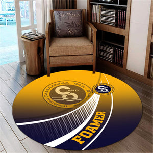 Railspirit Chesapeake and Ohio Railway Round Mat Railway-Themed Style C&O Mat Gift Idea For Trainspotter