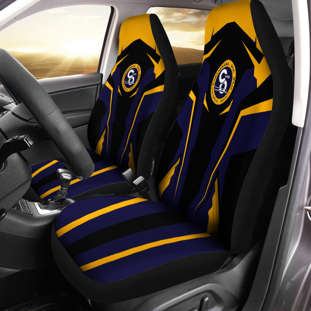 Railspirit Chesapeake and Ohio Railway Car Seat Cover Strong Line Style C&O Seat Cover