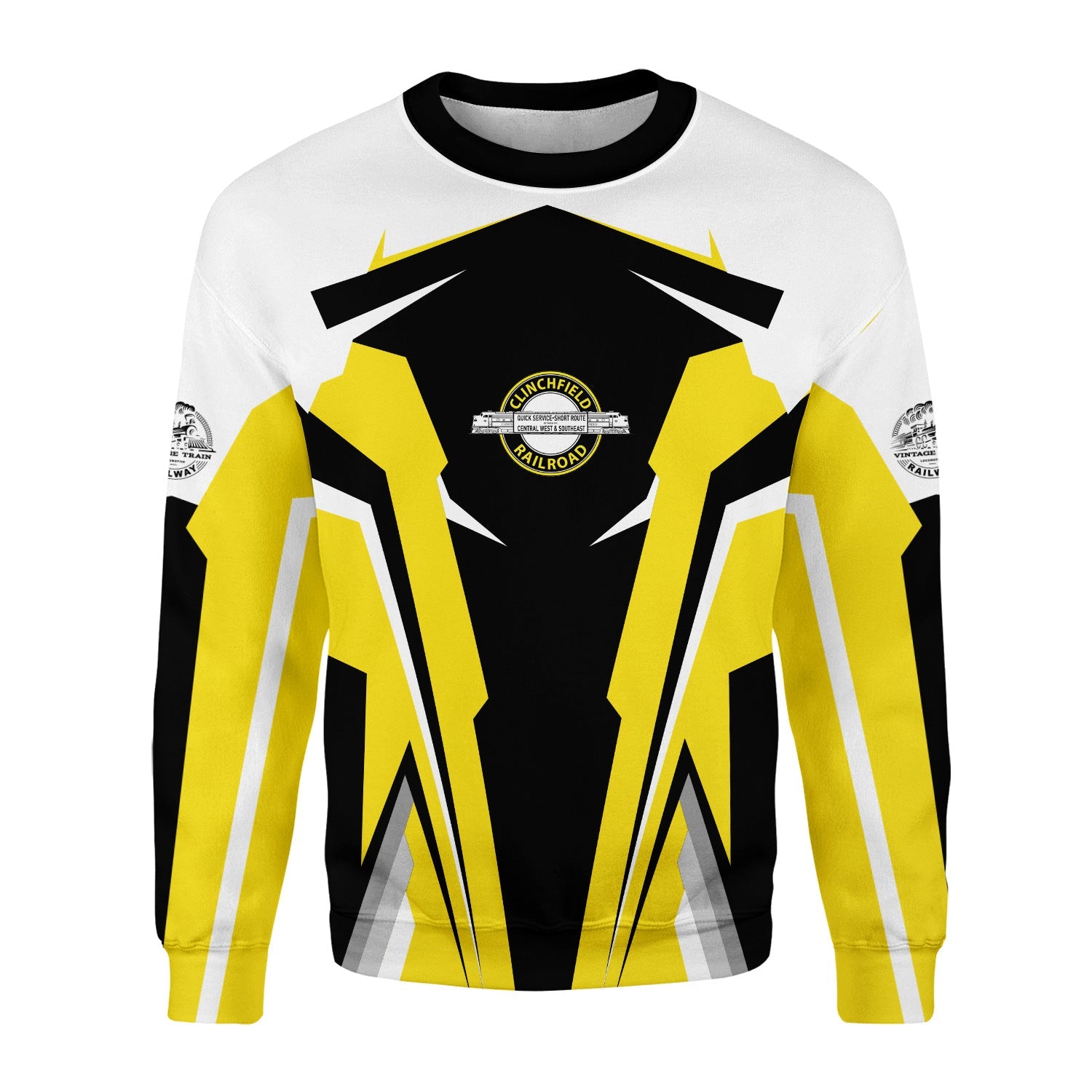 Railspirit Personalized Clinchfield Railroad Sweatshirt Strong Line Style Train Unisex Shirt All Over Print