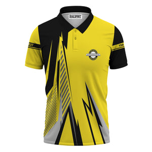 Railspirit Personalized Clinchfield Railroad Polo Shirt Lightning-Inspired Railway Style Shirt For Train Lovers