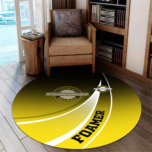 Railspirit Clinchfield Railroad Round Mat Railway-Themed Style Mat Gift Idea For Trainspotter