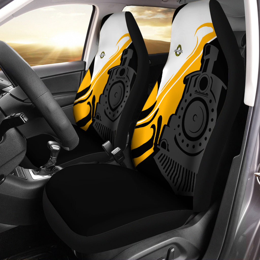 Railspirit Clinchfield Railroad Car Seat Cover Flame-Inspired Style Seat Cover Gift Idea For Train Lovers