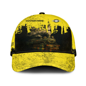 Railspirit Personalized Clinchfield Railroad Classic Cap Vintage Train Art Style Cap For Locomotive Fans