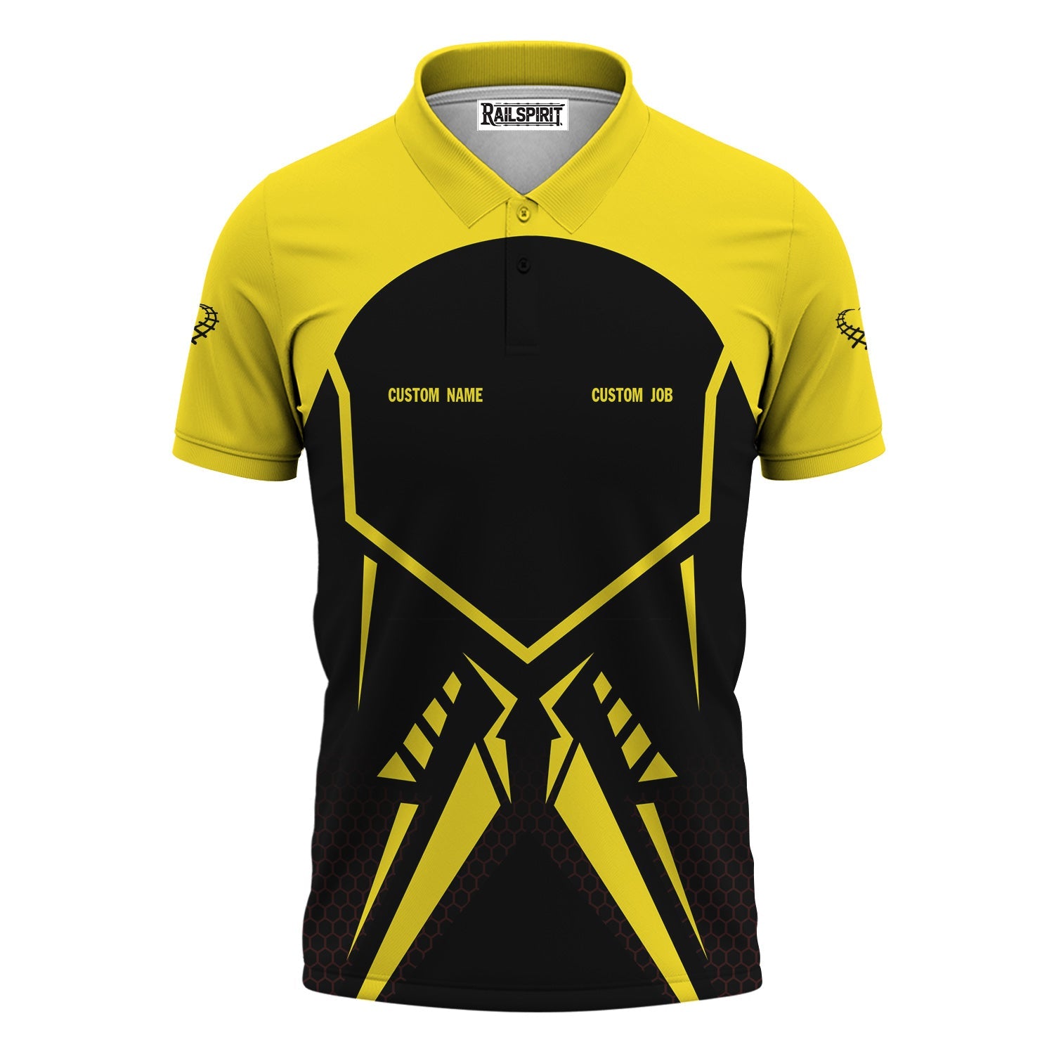 Railspirit Personalized Clinchfield Railroad Polo Shirt Vibriant Style with Custom Position Train Shirt