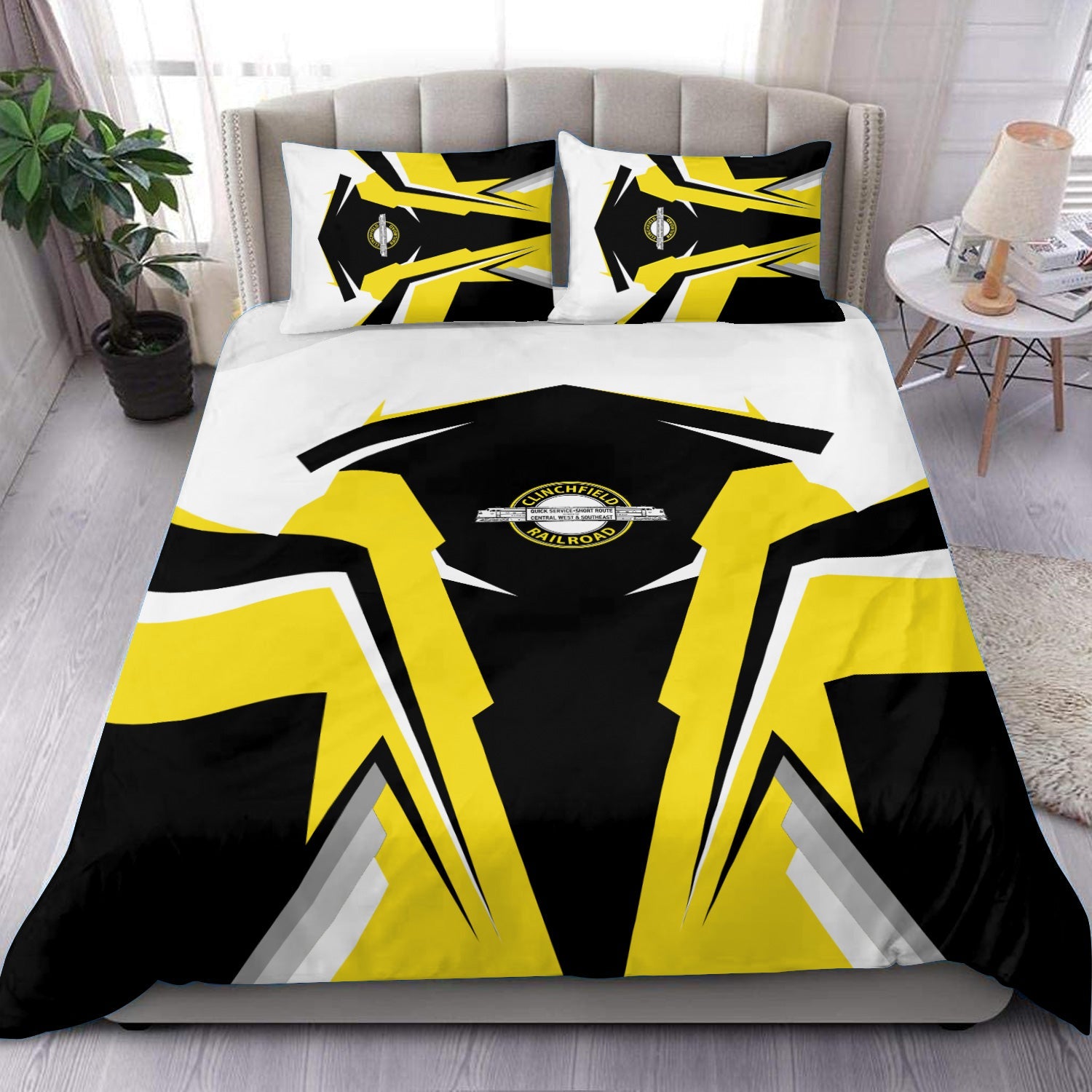 Railspirit Clinchfield Railroad Bedding Set Strong Line Style Bedding Set All Over Print