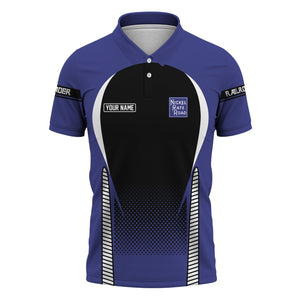 Railspirit Personalized New York, Chicago and St. Louis Railroad Polo Shirt Stress Is Caused By Not Having Enough Trains Nickel Plate Road Shirt All Over Print