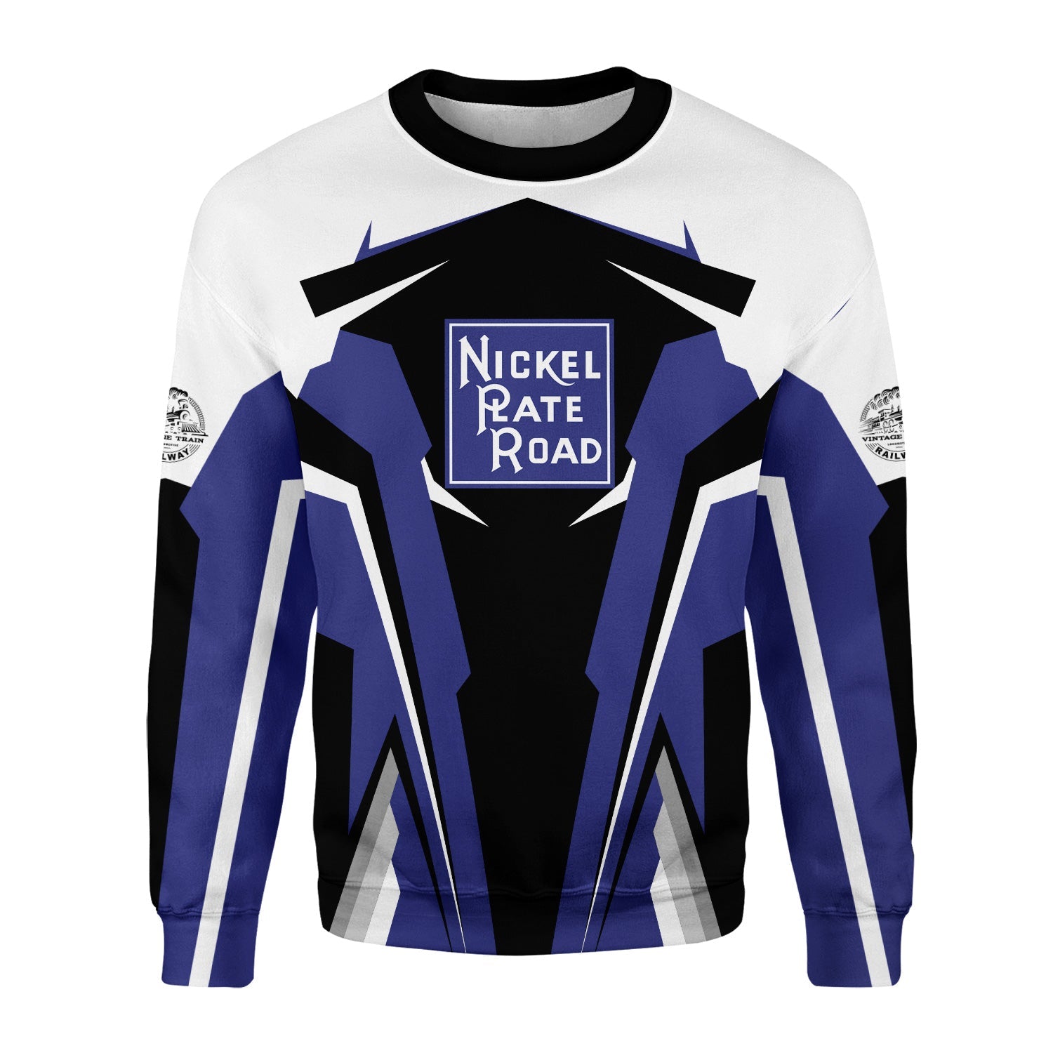 Railspirit Personalized New York, Chicago and St. Louis Railroad Sweatshirt Nickel Plate Road Strong Line Style Train Unisex Shirt All Over Print