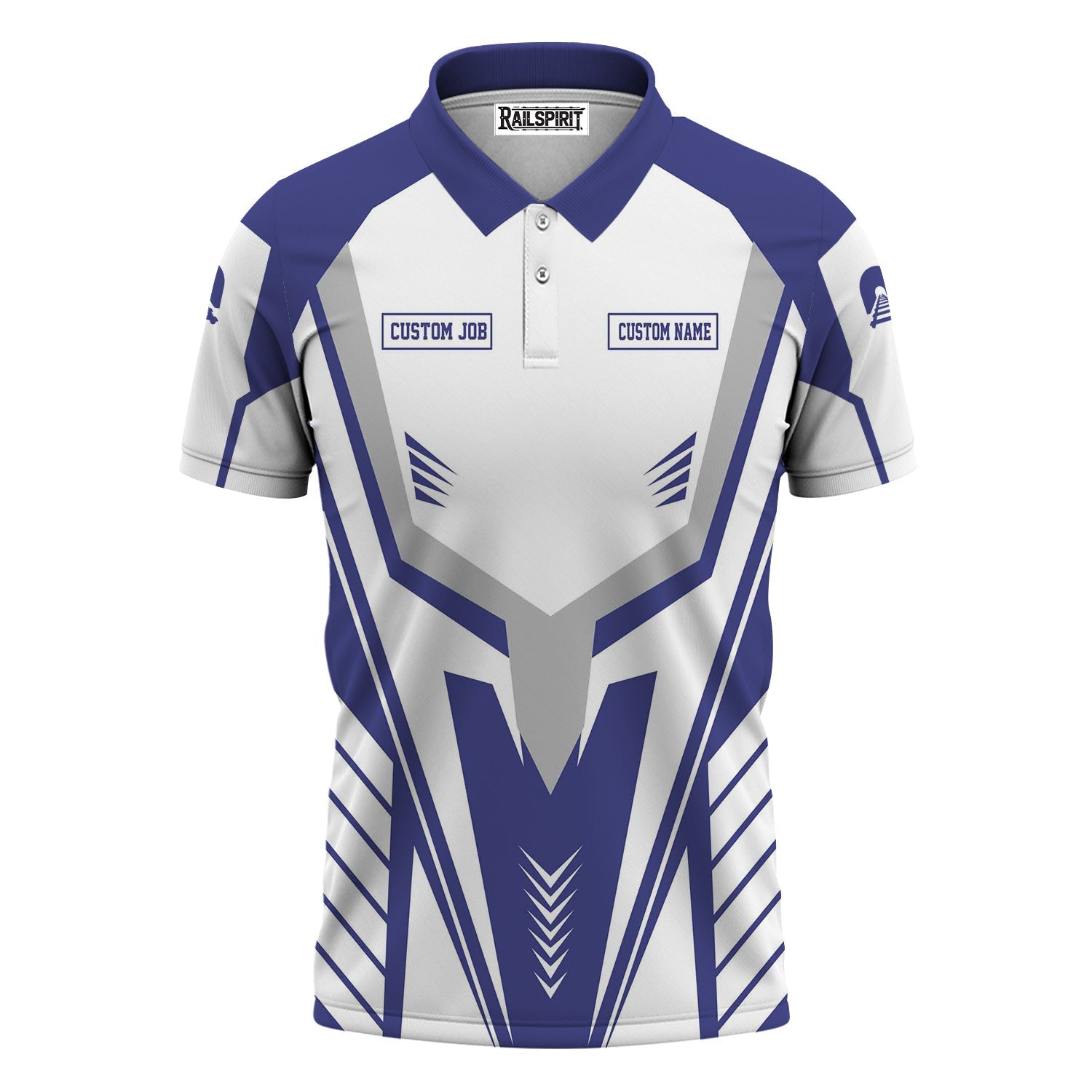 Railspirit Personalized New York, Chicago and St. Louis Railroad Polo Shirt Workwear-Inspired with Custom Position Nickel Plate Road Train Shirt