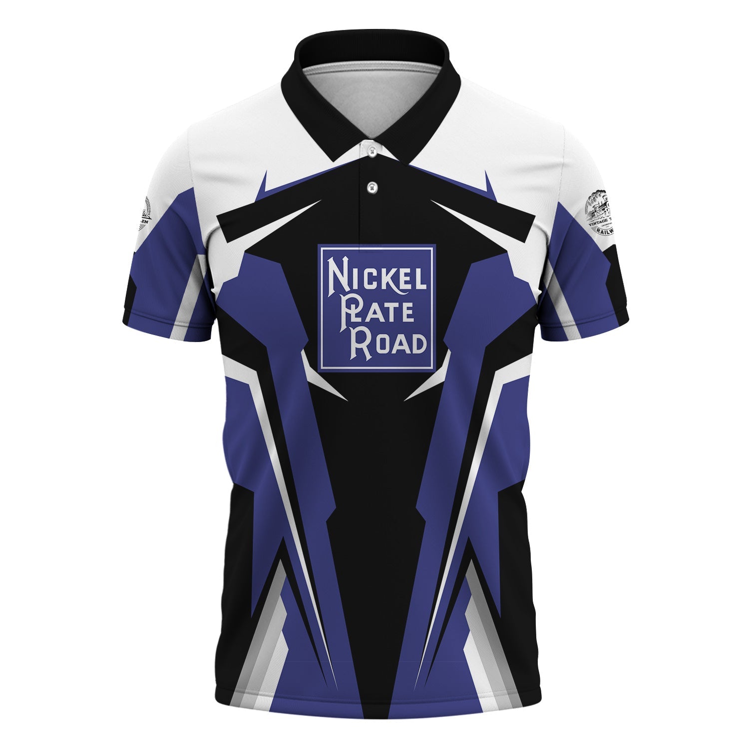 Railspirit Personalized New York, Chicago and St. Louis Railroad Polo Shirt Nickel Plate RoadStrong Line Style Train Unisex Shirt All Over Print