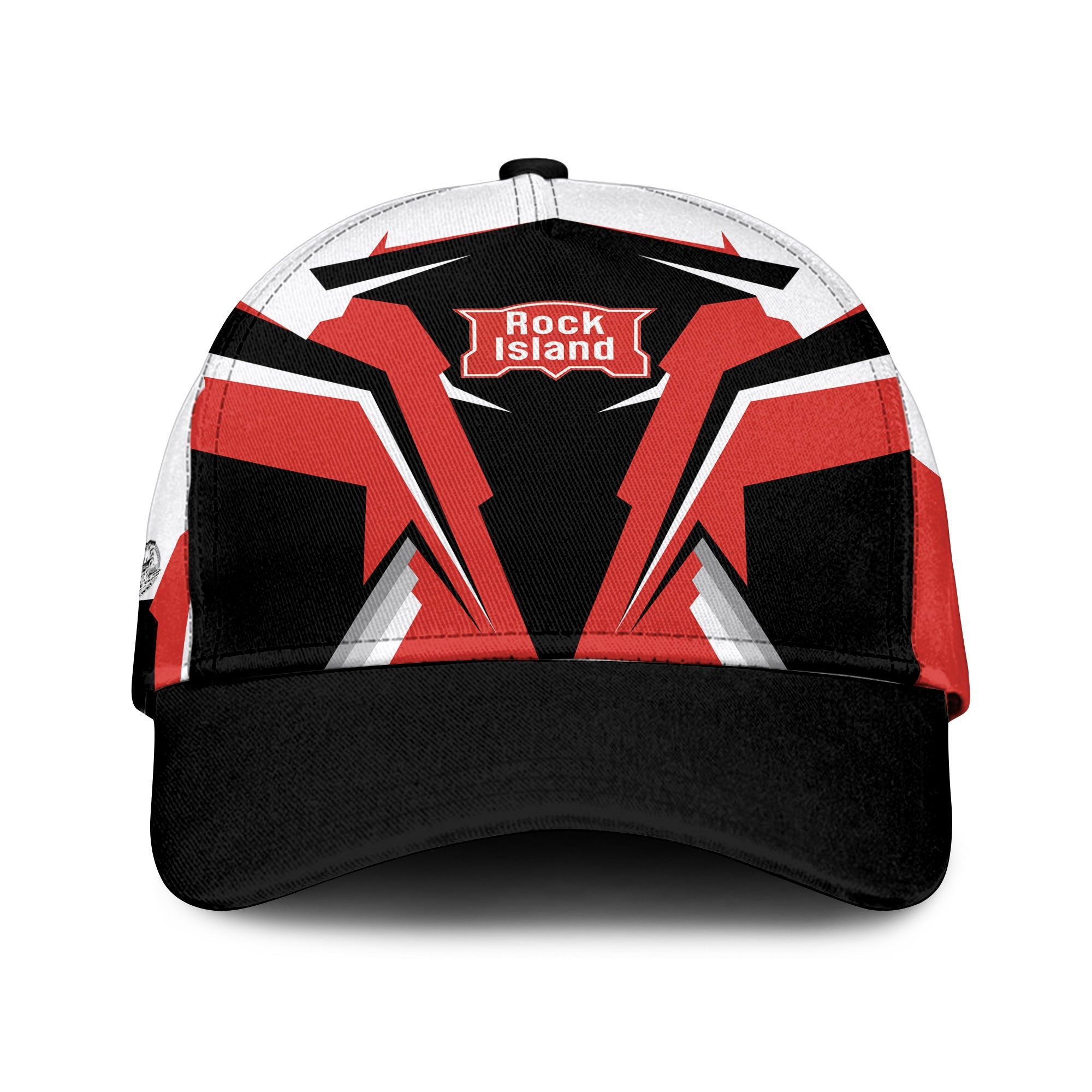 Railspirit Chicago, Rock Island and Pacific Railroad Classic Cap Strong Line Style Rock Island Railroad Cap All Over Print