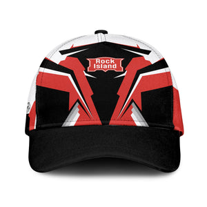 Railspirit Chicago, Rock Island and Pacific Railroad Classic Cap Strong Line Style Rock Island Railroad Cap All Over Print