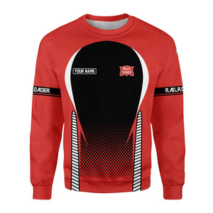 Railspirit Personalized Chicago, Rock Island and Pacific Railroad Sweatshirt Stress Is Caused By Not Having Enough Trains Rock Island Railroad Shirt All Over Print Shirt