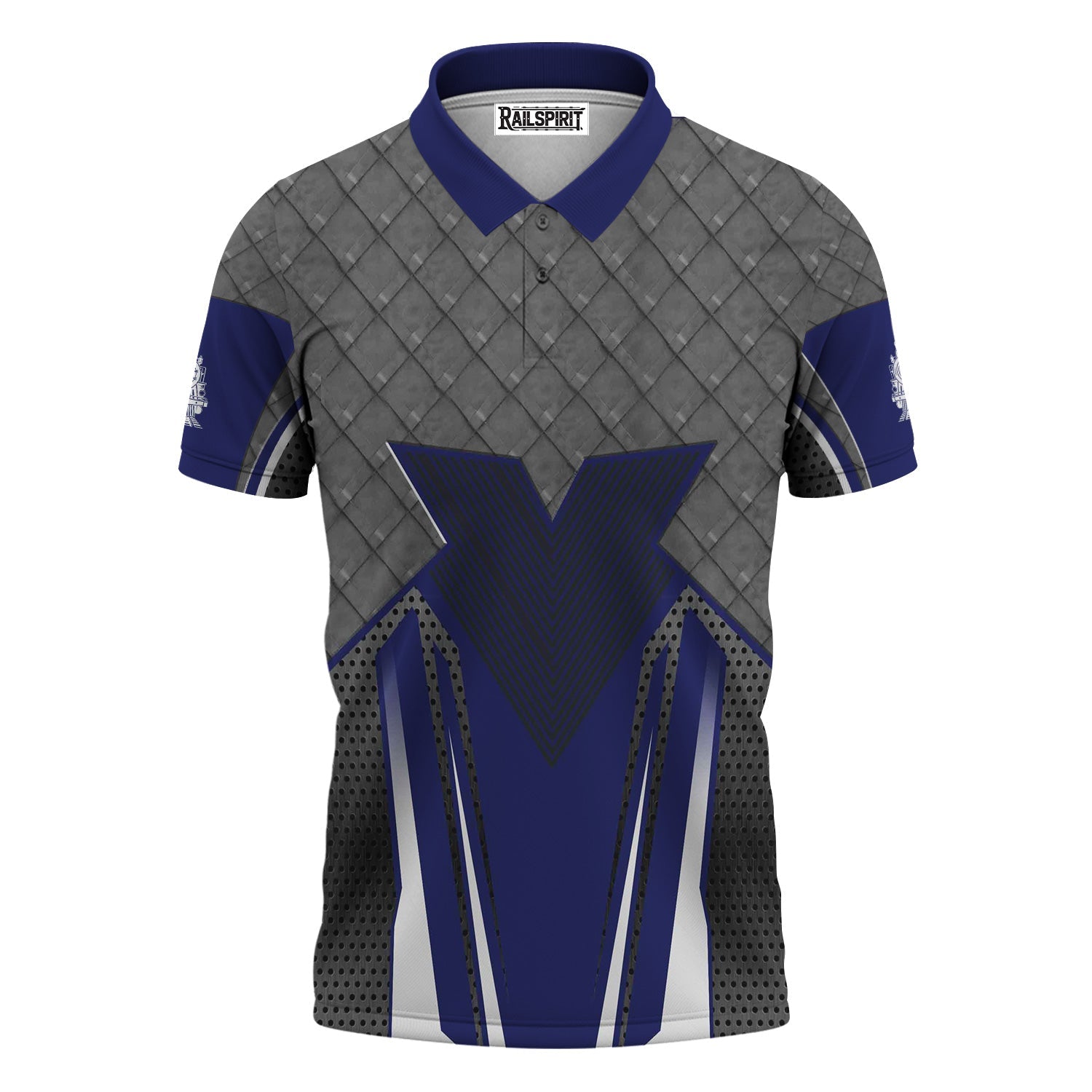 Railspirit Personalized B&O Great States Railroad Polo Shirt Rugged Steel Vibes Train Shirt All Over Print