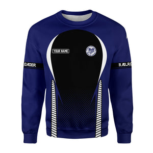 Railspirit Personalized B&O Great States Railroad Sweatshirt Stress Is Caused By Not Having Enough Trains Shirt All Over Print Shirt