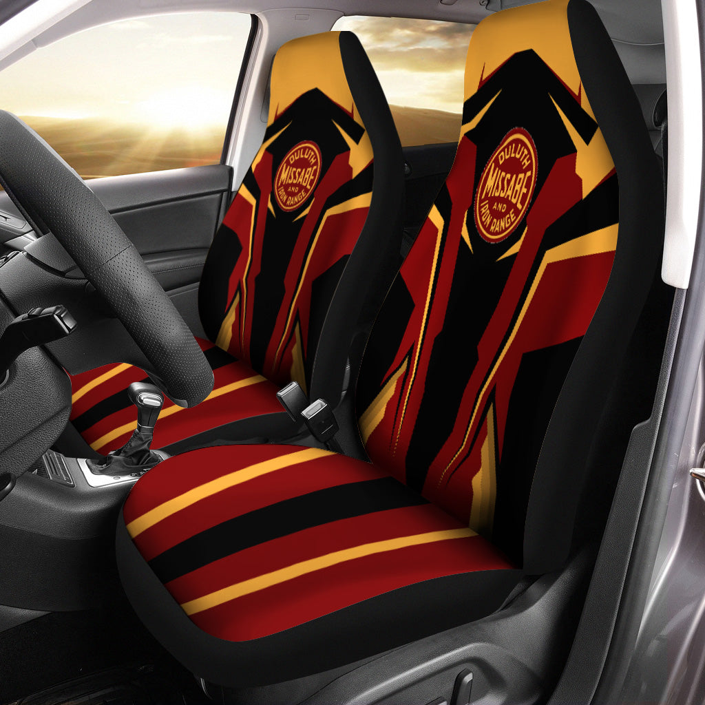 Railspirit Duluth, Missabe, & Iron Range Railroad Car Seat Cover Strong Line Style Seat Cover