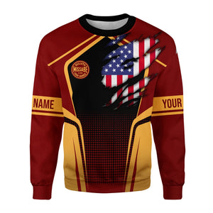 Railspirit Personalized Duluth, Missabe, & Iron Range Railroad Sweatshirt American Eagle Vintage Train Shirt