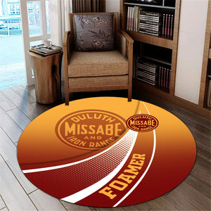 Railspirit Duluth, Missabe, & Iron Range Railroad Round Mat Railway-Themed Style Mat Gift Idea For Trainspotter