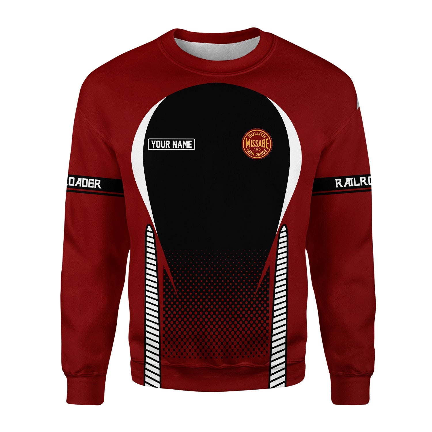 Railspirit Personalized Duluth, Missabe, & Iron Range Railroad Sweatshirt Stress Is Caused By Not Having Enough Trains Shirt All Over Print Shirt