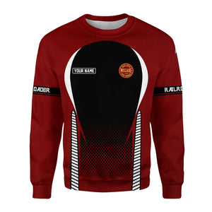 Railspirit Personalized Duluth, Missabe, & Iron Range Railroad Sweatshirt Stress Is Caused By Not Having Enough Trains Shirt All Over Print Shirt