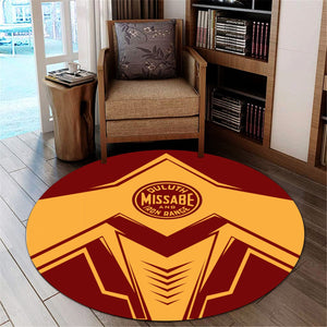 Railspirit Duluth, Missabe, & Iron Range Railroad Round Mat Railway Trainspotter Style Mat Gift Idea For Foamers