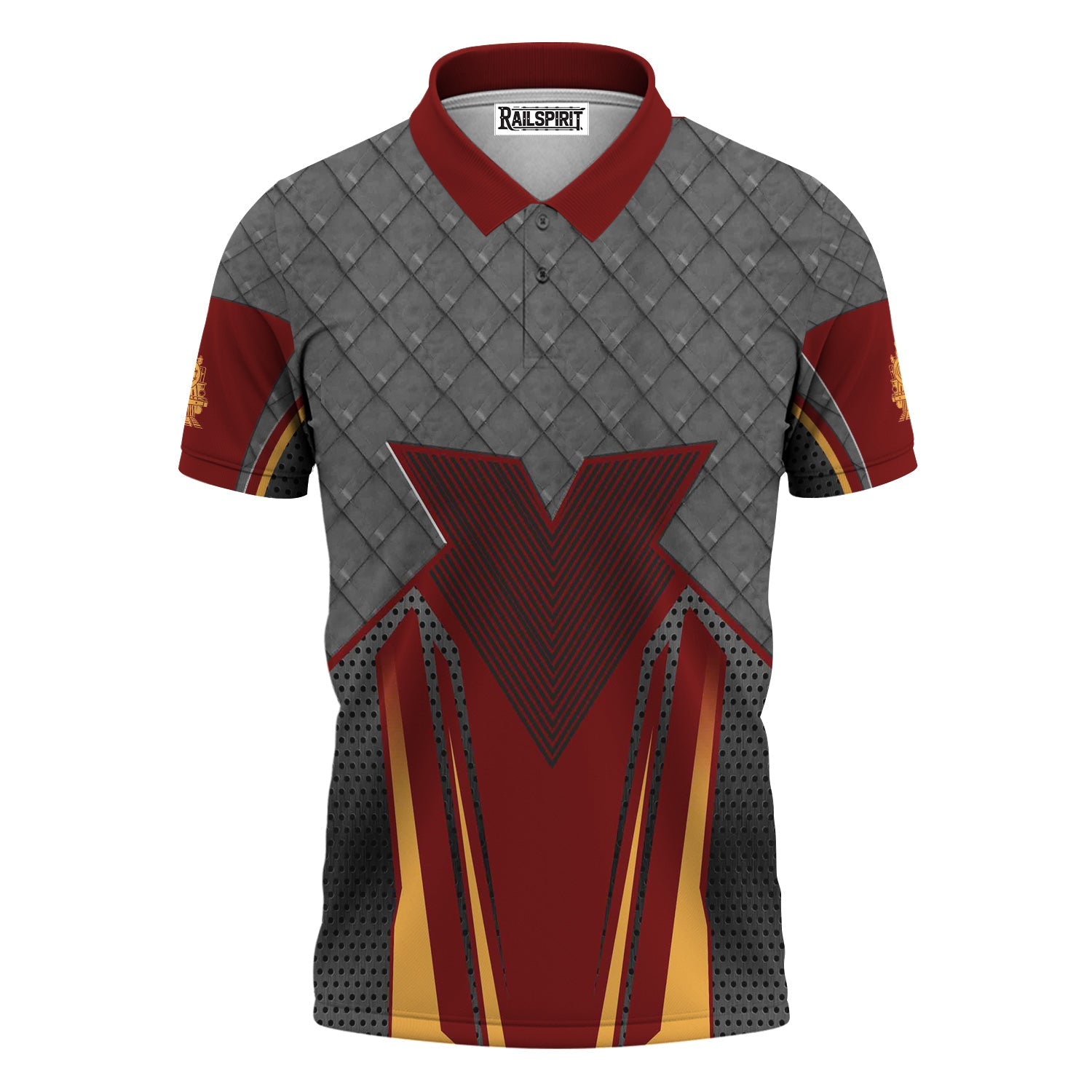 Railspirit Personalized Duluth, Missabe, & Iron Range Railroad Polo Shirt Rugged Steel Vibes Train Shirt All Over Print