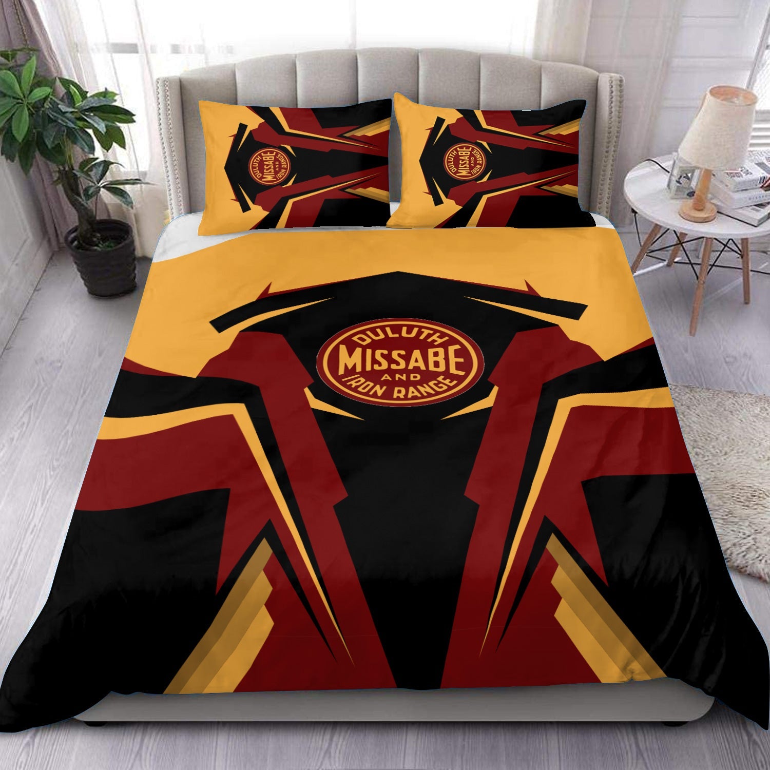 Railspirit Duluth, Missabe, & Iron Range Railroad Bedding Set Strong Line Style Bedding Set All Over Print