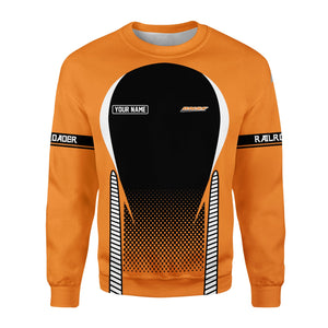 Railspirit Personalized BNSF Railway Sweatshirt Stress Is Caused By Not Having Enough Trains Shirt All Over Print Shirt