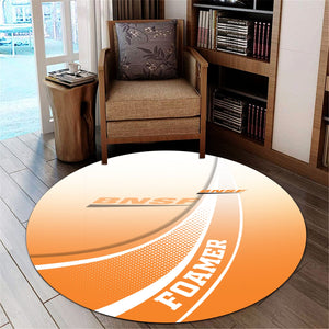 Railspirit BNSF Railway Round Mat Railway-Themed Style Mat Gift Idea For Trainspotter