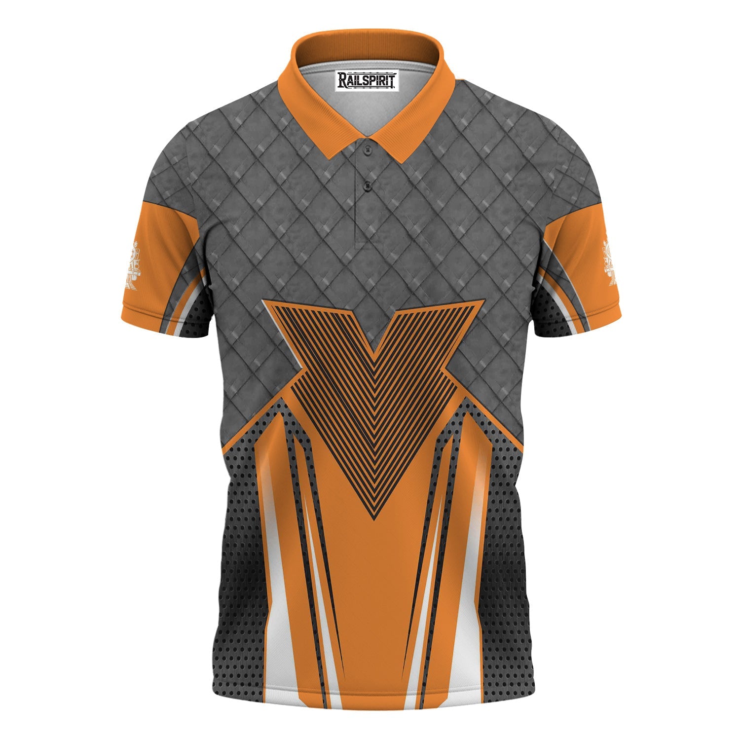 Railspirit Personalized BNSF Railway Polo Shirt Rugged Steel Vibes Train Shirt All Over Print