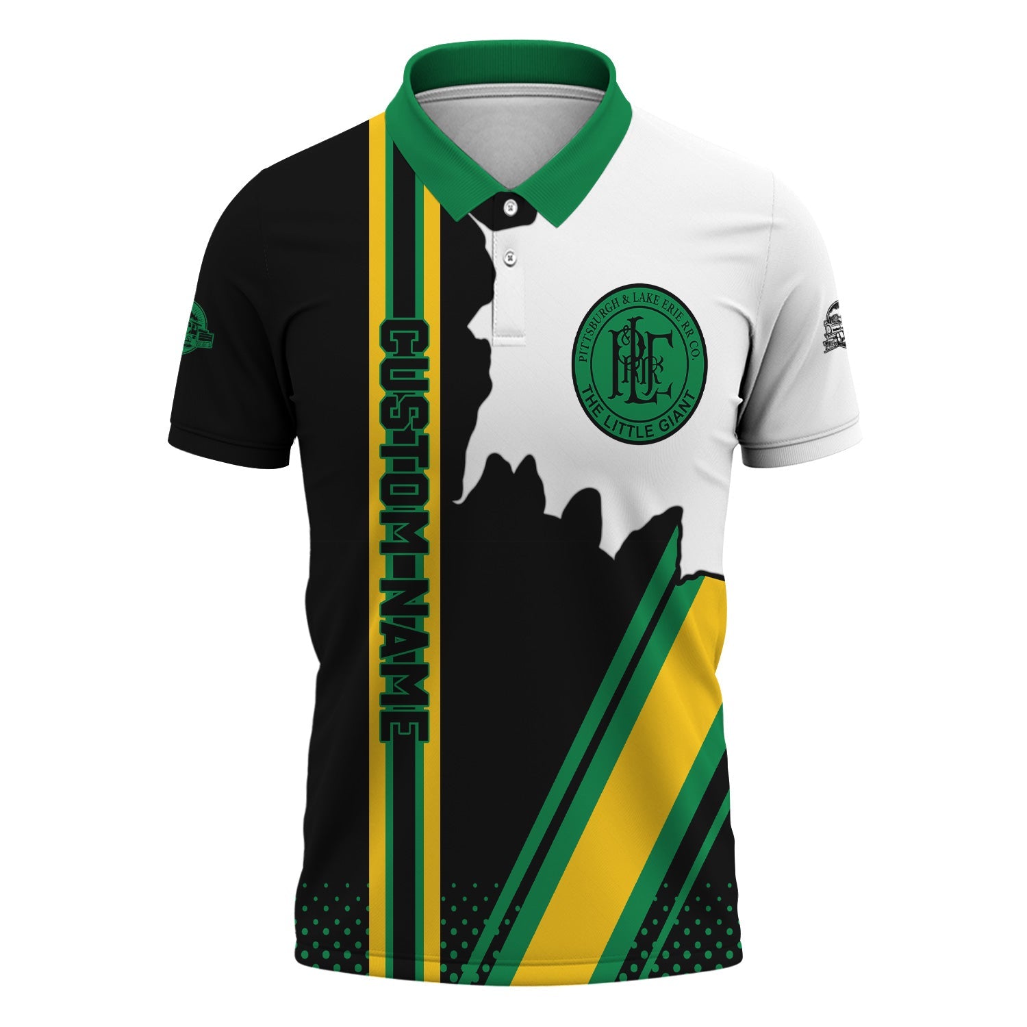 Railspirit Personalized Pittsburgh And Lake Erie Railroad Polo Shirt All Over Printed Unisex Shirt