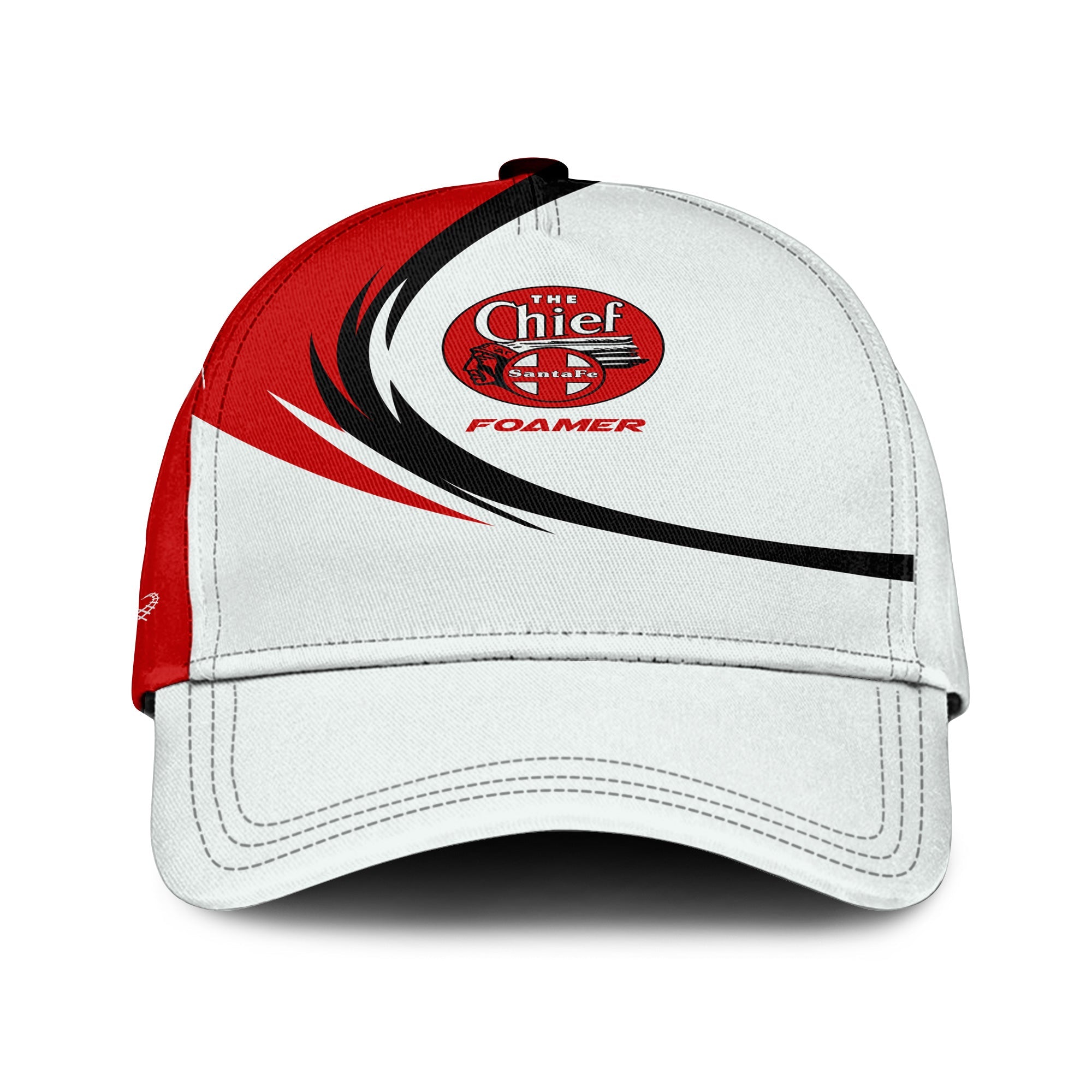 Railspirit The Chief Santa Fe Railroad Classic Cap Unique Graphic Style Cap For Train Enthusiasts