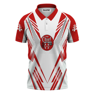 Railspirit Personalized The Chief Santa Fe Railroad Polo Shirt Railroad Tribute Design Train Shirt for Train Lovers