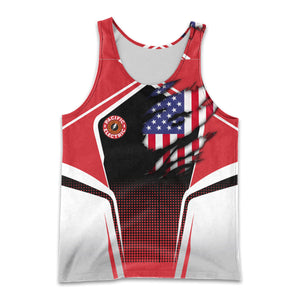 Railspirit Personalized Pacific Electric Railroad Men Tank Top American Eagle Vintage Train Shirt