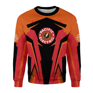 Railspirit Personalized Pacific Electric Railroad Sweatshirt Strong Line Style Train Unisex Shirt All Over Print