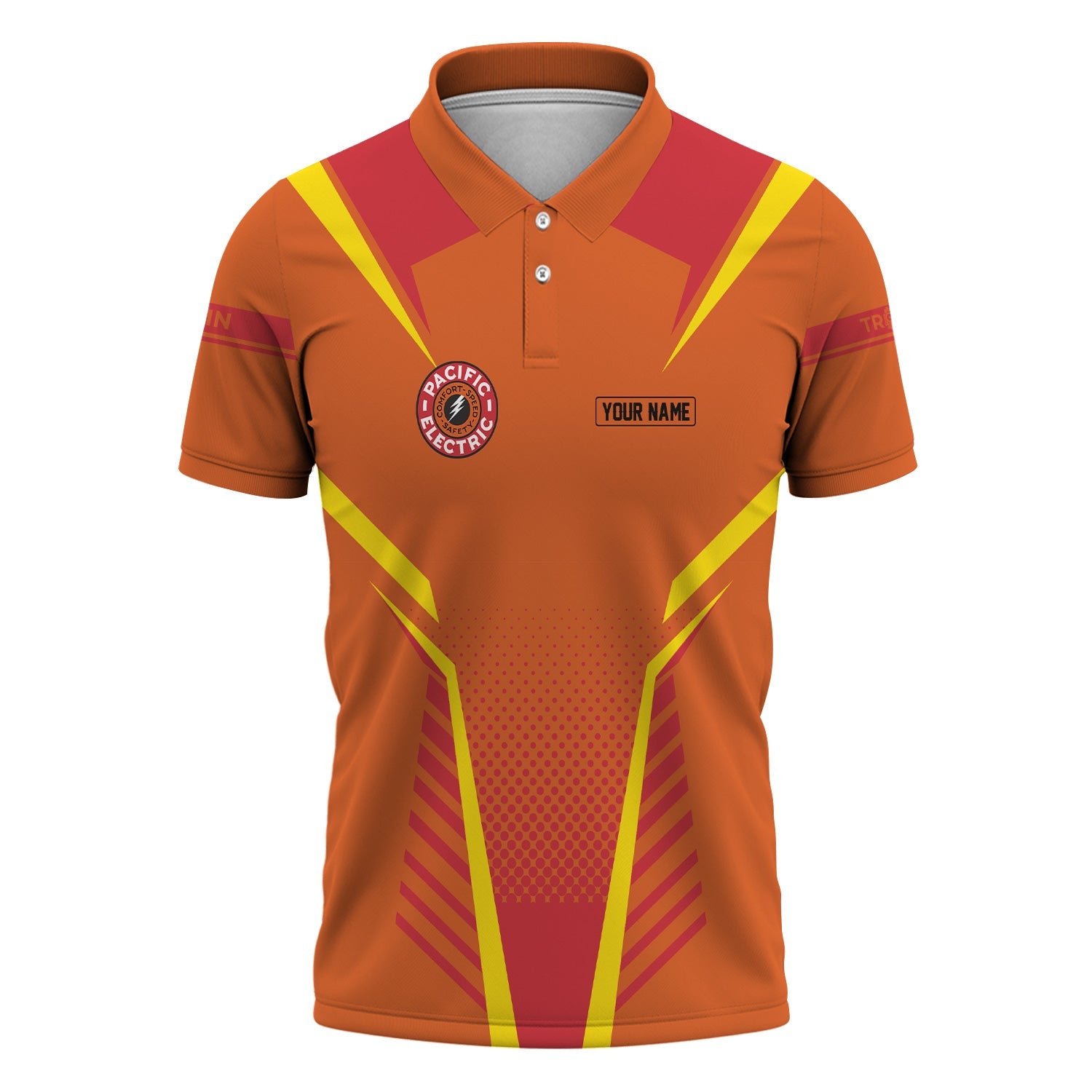 Railspirit Personalized Pacific Electric Railroad Polo Shirt Unisex Train Shirt All Over Print