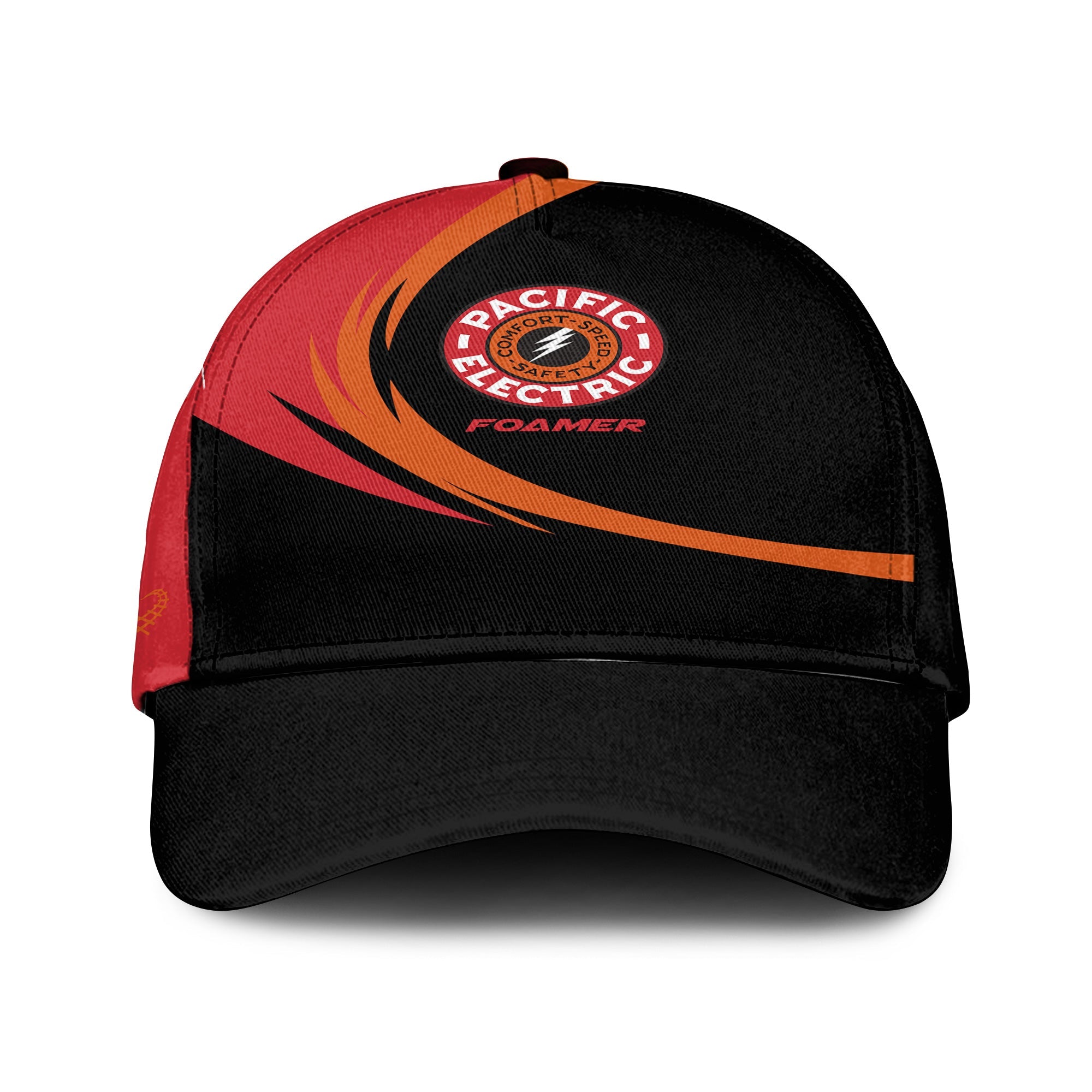 Railspirit Pacific Electric Railroad Classic Cap Unique Graphic Style Cap For Train Enthusiasts