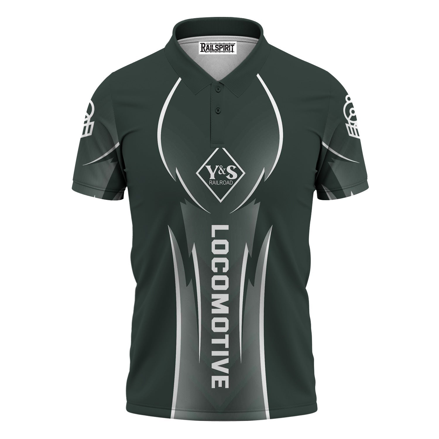 Railspirit Personalized Youngstown & Southern Railroad Polo Shirt Striking Line Style Train Shirt For Locomotive Lovers