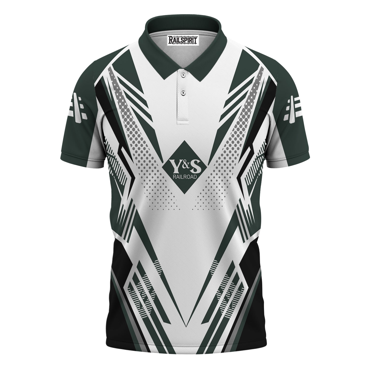 Railspirit Personalized Youngstown & Southern Railroad Polo Shirt Railroad Tribute Design Train Shirt for Train Lovers