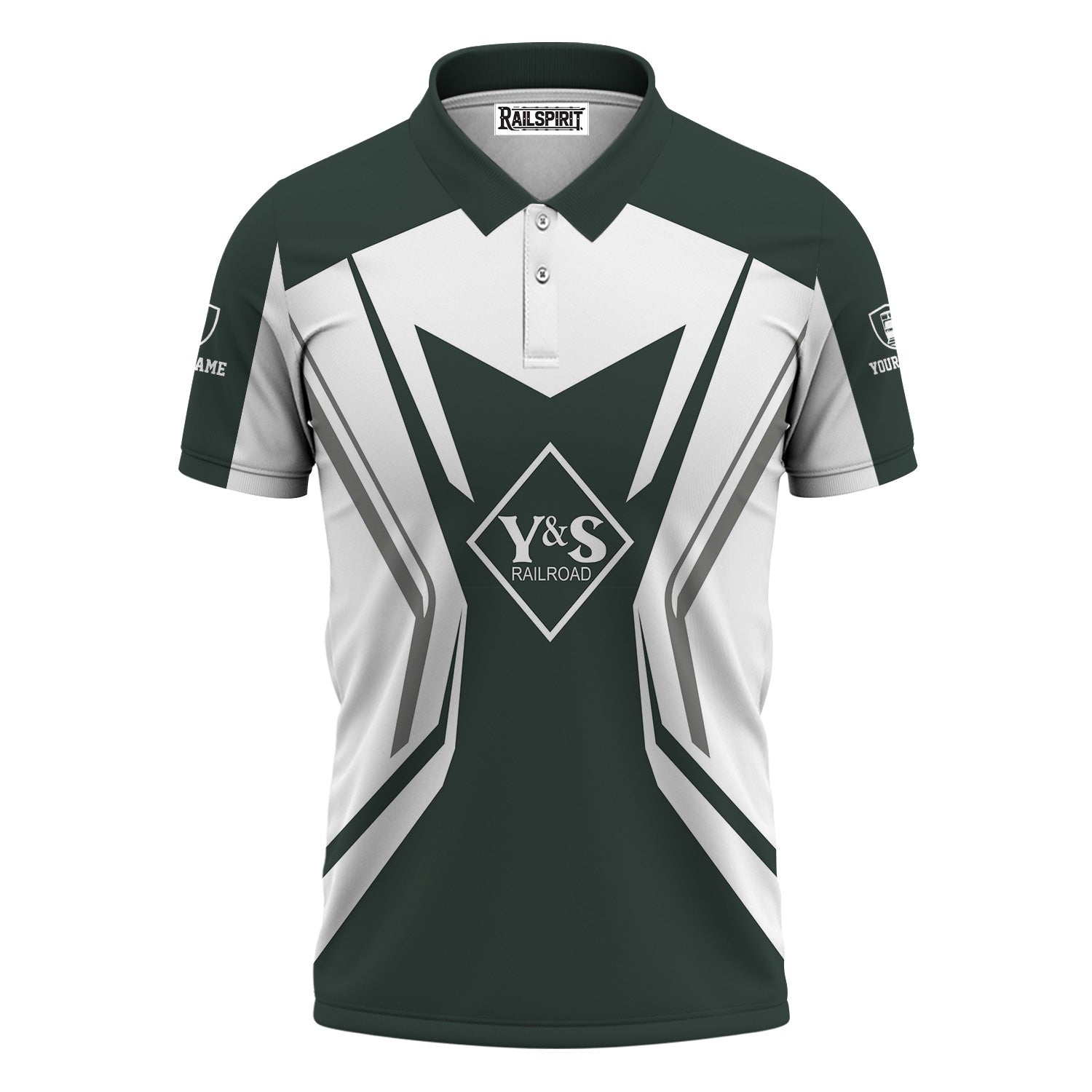 Railspirit Personalized Youngstown & Southern Railroad Polo Shirt Unique Style with Custom Job Train Shirt