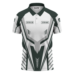 Railspirit Personalized Youngstown & Southern Railroad Polo Shirt Workwear-Inspired with Custom Position Train Shirt