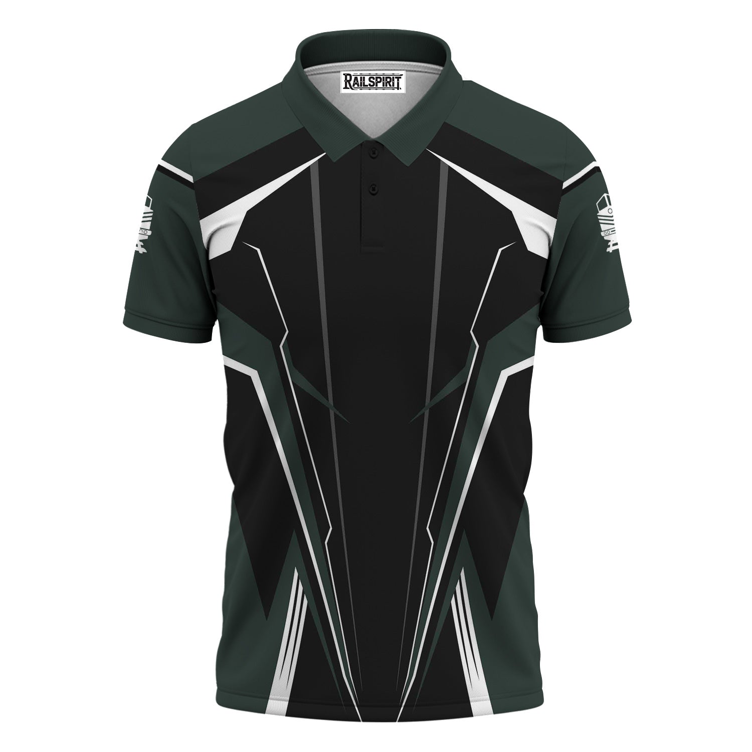 Railspirit Personalized Youngstown & Southern Railroad Polo Shirt Lightning-Edge Design Train Shirt For Railroad Lovers