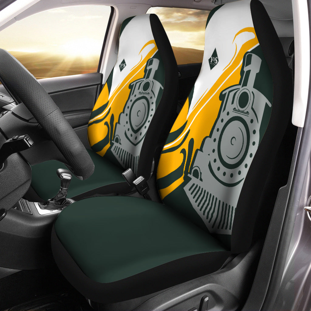 Railspirit Youngstown & Southern Railroad Car Seat Cover Flame-Inspired Style Seat Cover Gift Idea For Train Lovers