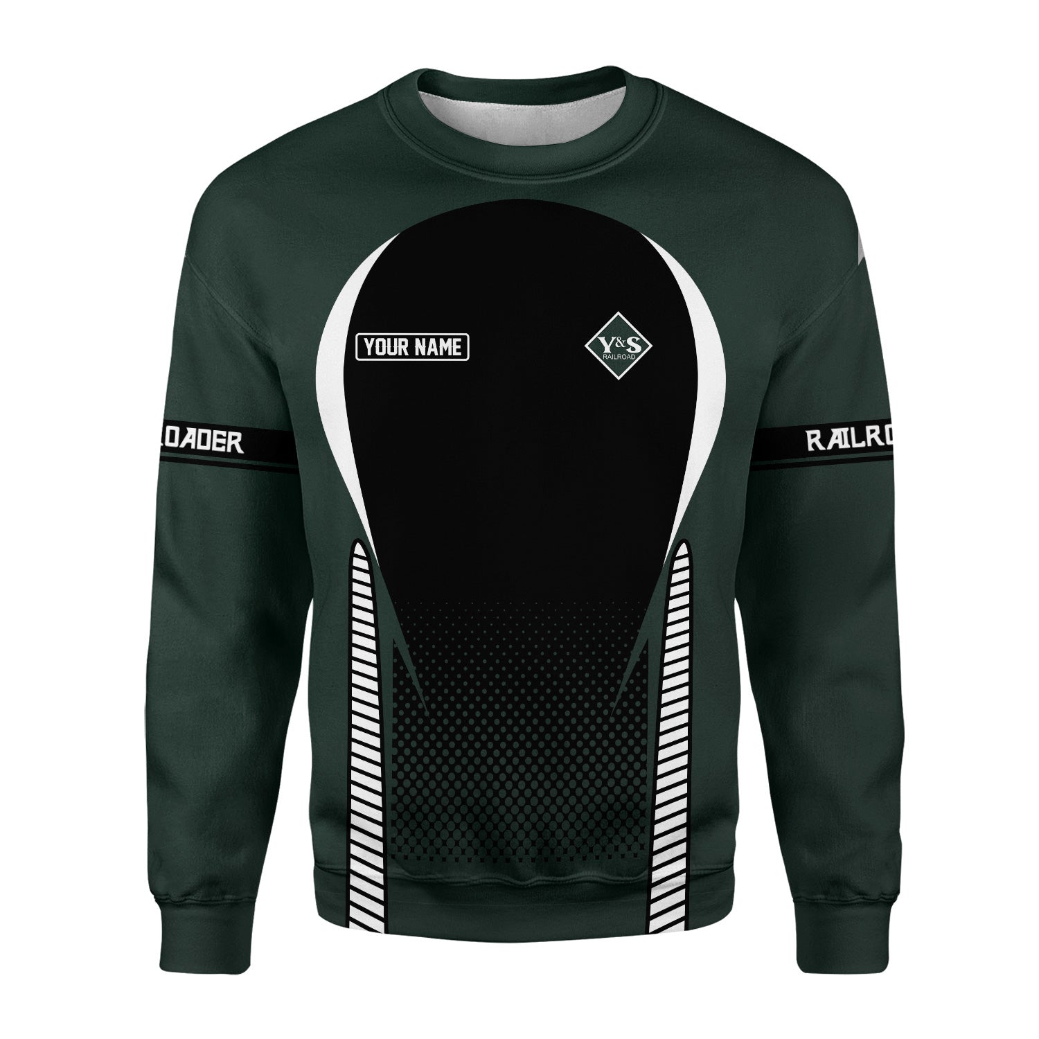 Railspirit Personalized Youngstown & Southern Railroad Sweatshirt Stress Is Caused By Not Having Enough Trains Shirt All Over Print Shirt