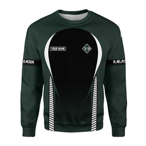 Railspirit Personalized Youngstown & Southern Railroad Sweatshirt Stress Is Caused By Not Having Enough Trains Shirt All Over Print Shirt